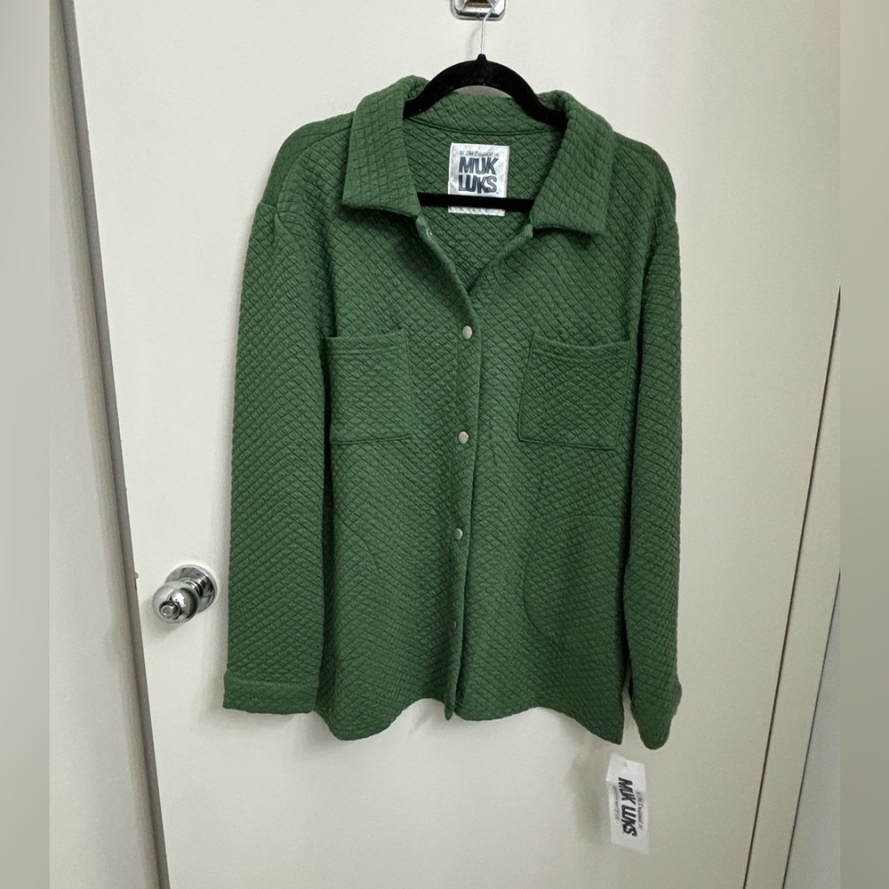 Muk Luks quilted set - Shacket and pull-on pants - Picture 2 of 16
